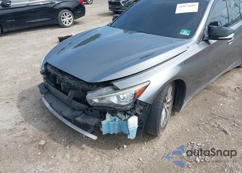 2015 Infiniti Q50 z USA, uszkodzony, nr VIN JN1BV7AR0FM414366